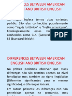 07 - Differences Between American English and British English