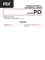 Y61 Proppeler shaft & differential carrier