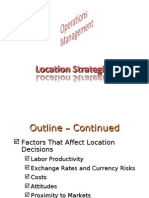 Plant Location Decision