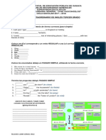 Examen Extraordinario de Inglés Tercer Grado 2017 - 2018