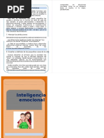 Folleto Desarrollar La Inteligencia Emocional