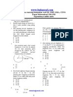 Soal Latihan Matematika Garis Singgung Lingkaran Kelas 8 SMP