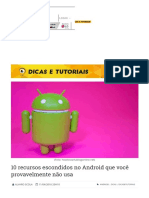 10 Recursos Escondidos No Android Que Você Provavelmente Não Usa PDF