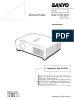 Service Manual for Multimedia Projector