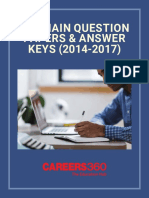 JEE Main Online Question Papers & Answer Keys (2014-2017)
