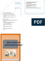 Folleto Ejercicios Psicomotricidad