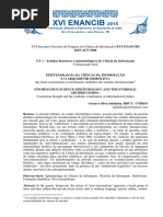 Epistemologia Da Ciência Da Informação e o Arquidevir Simbólico_das Notas Cassirerianas à Constituição Simbólica Dos Estudos Informacionais