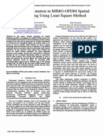 2011 Hidayat Channel Estimation in MIMO-OfDM Spatial Multiplexing Using Least Square Method