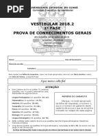 Prova de Conhecimentos Gerais-Gabarito 1