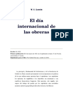 Dia Internacional de Las Obreras