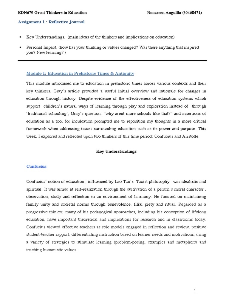 Reflective journal introduction image