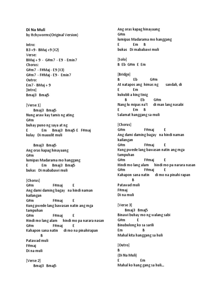 Di Na Muli | PDF