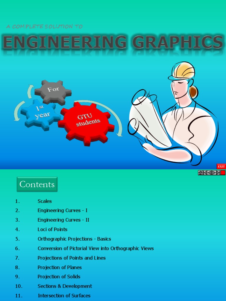 Comprehensive Guide to Engineering Projections | PDF | Ellipse ...