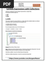Lambda Expressions With Collections Udemy