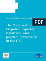 The Privatisation of Prejudice Equality Legislation and Political Correctness in the UK Difference Final 1