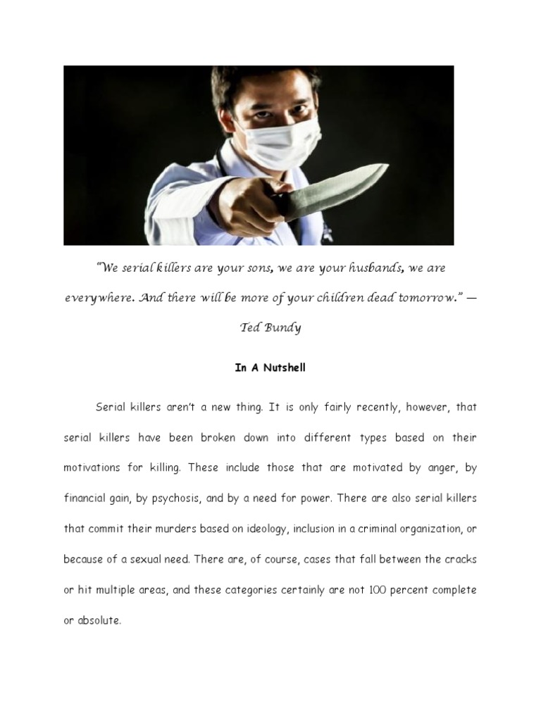 Serial Killers Pdf Serial Killer Gang