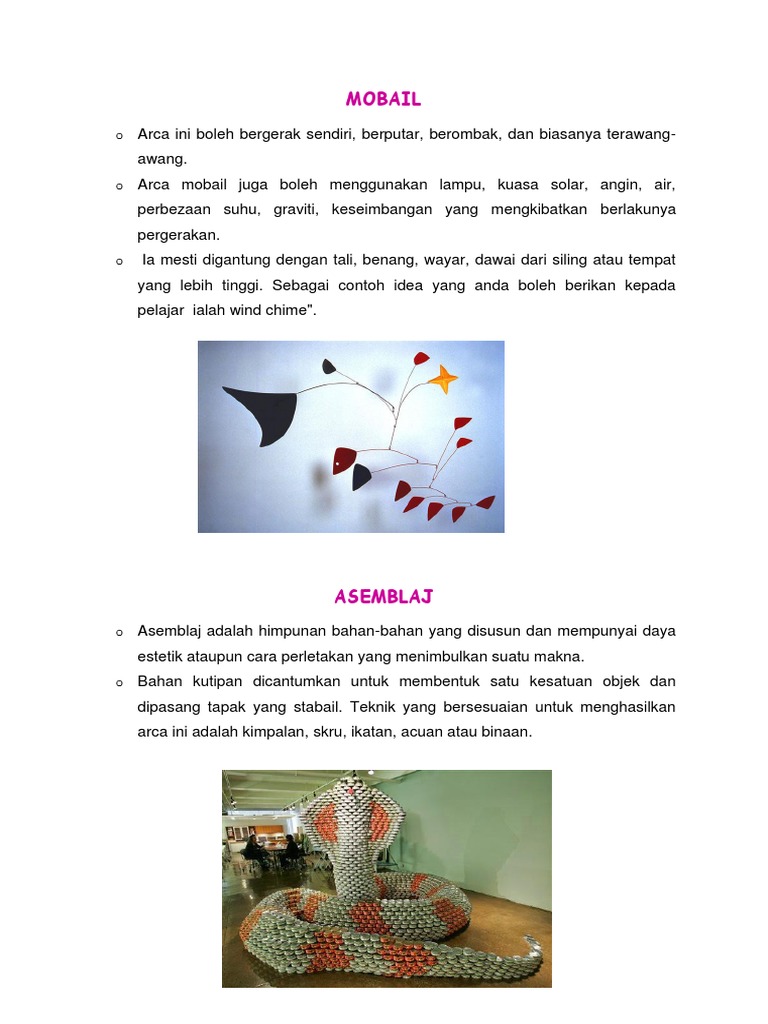 Seni Arca Mobail