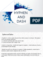 Using Hyphens and Dashes Correctly