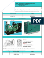 SC-60GF 60kw Diesel Generator Technical Specifications