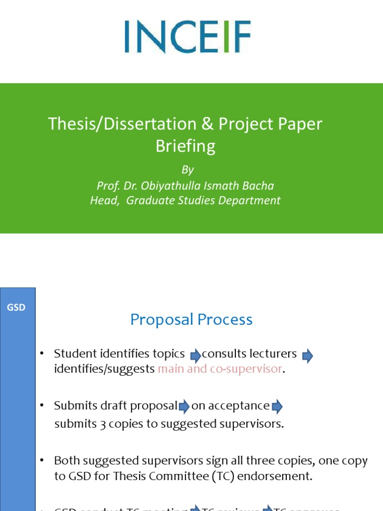 Thesis Proposal Guide for Grad Students | PDF | Thesis | Doctor Of ...