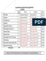 P Lecture Schedule 12th Nucleus 2018-19 Revised PDF