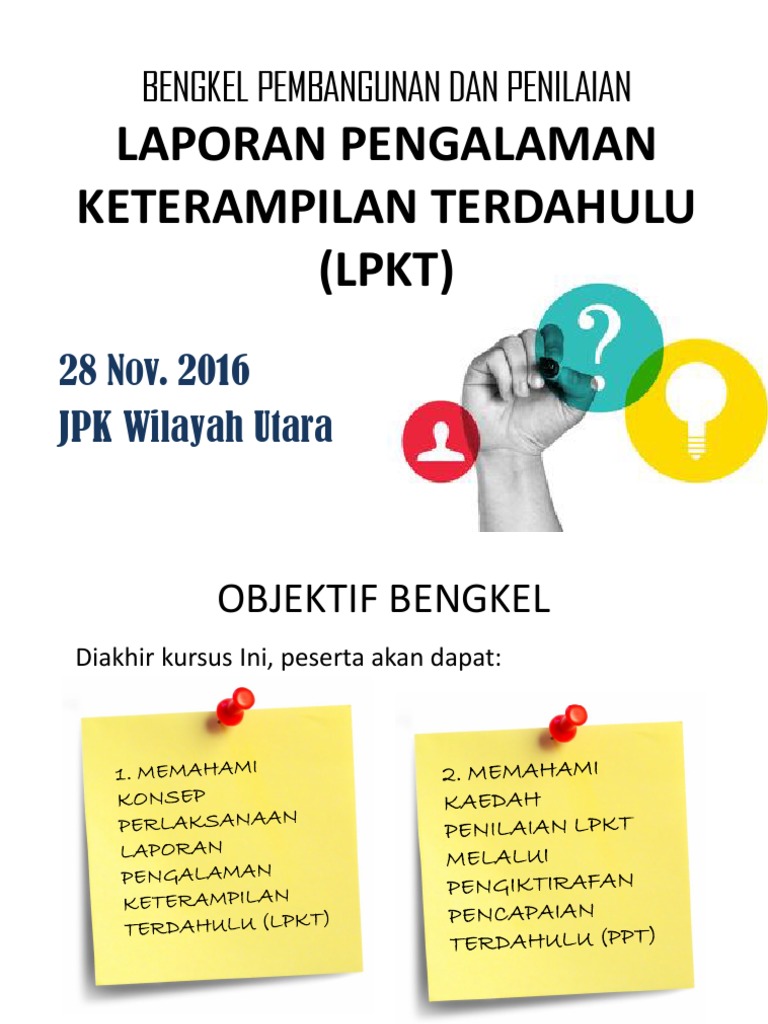 Bengkel Pembangunan Dan Penilaian Lpkt Pdf