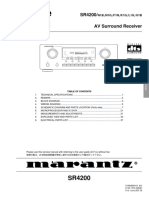 Marantz sr4200 Service PDF