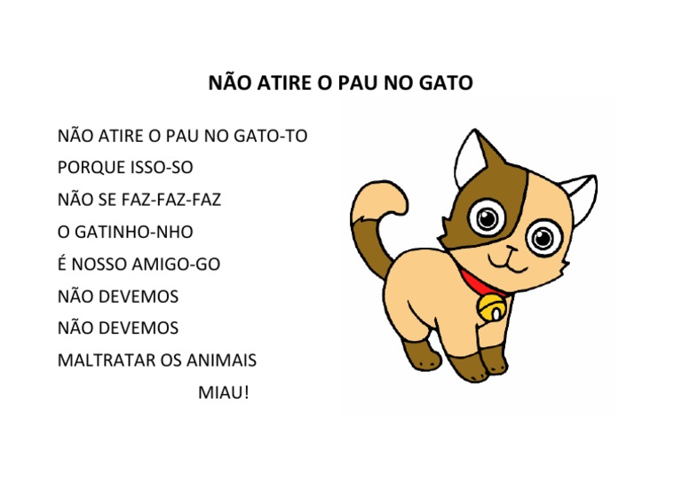 Não Atire o Pau No Gato | PDF
