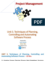 Unit 3. Techniques of Planning, Controlling and Automating Software Process