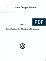 Aluminum Design Specifications AA