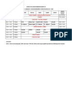 Jadwal Arkan Pelajaran Semester Genap 3b