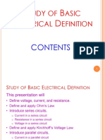 02 Study of Basic Electrical Definitoin 20170622