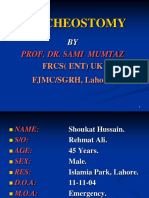 Tracheostomy