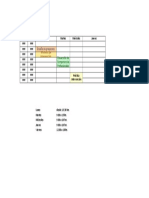 Un Horario Simple y Practico para Cursos o Clases1