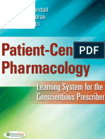 Patient Centered Pharmacology Tindall William N Sedrak Mona M Boltri John M SRG PDF