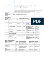 Courseplan 15ME207