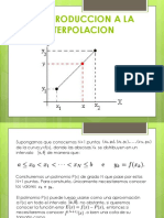 4.2 Introduccion A La Interpolacion