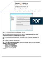 Setup Guide For Adfs As Idp: Elect I Do Not Want To Configure Multi Factor