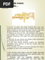 A Ansiedade Nossa - Mateus 6.25-34