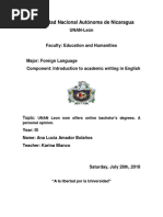 Universidad Nacional Autónoma de Nicaragua: UNAN-León