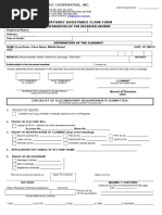 Mortuary Assistance Claim Form Attachment