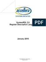 SystemRDL 2.0 Jan2018