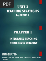 Unit 2: Teaching Strategies