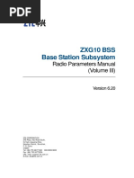 Radio Parameter Manual ZTE GSM