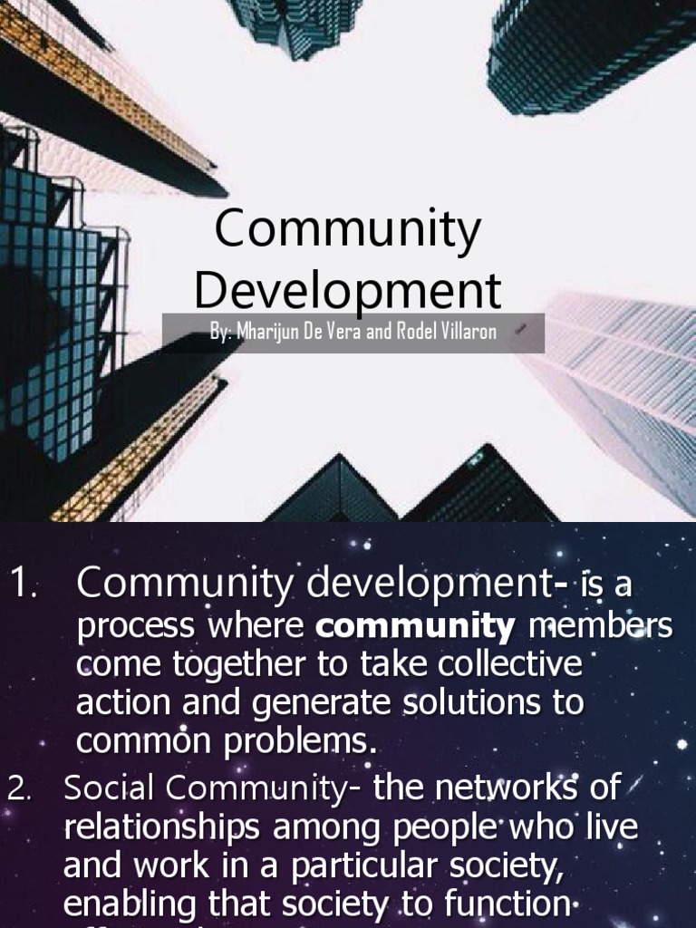 ESP Community Development Words | PDF | Community | Community Development