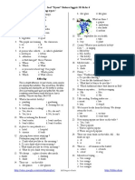 Soal Tryout Bahasa Inggris SD Kelas 6 PDF