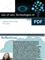 Use of New Technologies III: Daliane Castro Da Silva RA 145930
