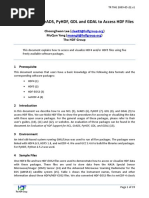 Usage of NCL, Grads, Pyhdf, GDL and Gdal To Access HDF Files