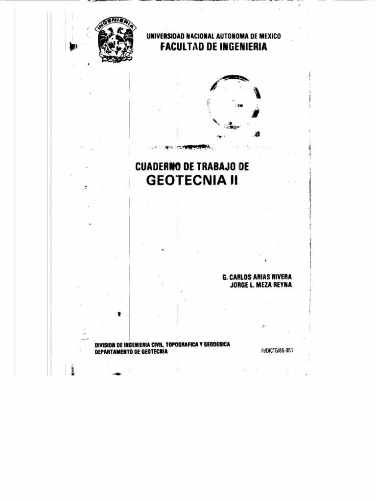 Cuaderno de Trabajo de Geotecnia II | Roca (GeologÃ­a ...