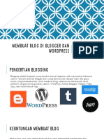 Membuat Blog Di Blogger Dan WordPress